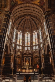 The Saint Nicholas Basilica is the primary roman catholic church in Amsterdam downtown.