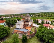 Fort os Simontornya Hungary. Historícal fort was built in XI. century by Simon. Originally it was only one tower. Later in XII century built castle around the tower.
