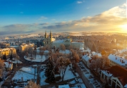 Panoramic view about Veszprem city