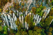 The Saint Gerorge  is an amazing about 4 million years old vulcanic hill. Hungarian name is Szent György hegy. There are the iconic giant basalt columns. This place is neary by Lake Balaton Hungary.