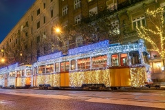 2019 Light tram in budapest