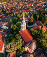 Belgrade serbian orthodox church in Szentendre Hungary.
Amazing aerial view about the chatedral. This palce is a part of a beautiful old downtown near by Budapest