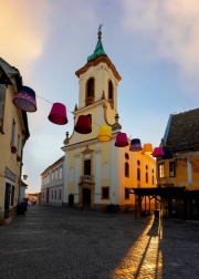 Blagovestenska church in Szentendre Hungary.
Amazing view about the chatedral. This palce is a part of a beautiful old downtown near by Budapest