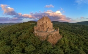 Holloko castle  in Hungary. This historical medieval castle ruin is in the Cserhat hills. A part of the UNESCO world heritage. Famous tourist attraction