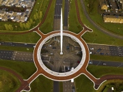 The hovenring is a unique architect in Eindhoven Netherlands.