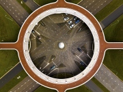 The hovenring is a unique architect in Eindhoven Netherlands.