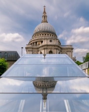 06.23.23. London, United kingdom. St Pauls cathedral is most popular touristical church in London city. Splendid interior spaces and amazing arts on the wall.