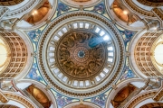 06.23.23. London, United kingdom. St Pauls cathedral is most popular touristical church in London city. Splendid interior spaces and amazing arts on the wall.