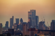 Amazing London city cityscapei n morning golden hour. This photo was taken from Parliement hill which is the highest point of the United Kingdom's Capital city.