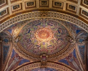 11.07.2019. London, UK, St Paul Cathedral. Splendid inside of the St Paul catherdal. Amazing, altar, frescos and cupola