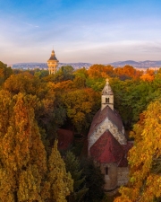 St Michael ruin chapel in Margaret island Budapest Hungary. Amazing less famous attraction in this island. Other name is Premontrei konvent. built in 13th century