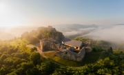 Castle of sirok in Matra Mountains Hungary. Amazing historical fort was built in 12 th century. This place was  part of the Hungarian history. It was more owner and more war here.