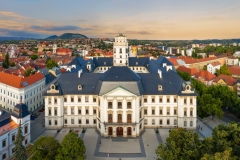 Karoly Esuzterhazy University and college in Eger city Hungary. Famous and historical higher education place.