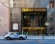 09.19.23. New York city, USA. Police officers gurad The Trump tower in Manhattan.