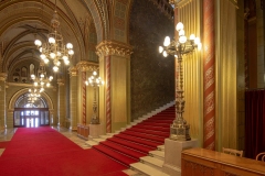 Europe hungary Budapest Hungarian Parliament historical building. Main Staircase