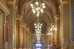 Europe hungary Budapest Hungarian Parliament historical building. Main Staircase