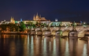 Prague-Charles-bridge-with-castle