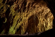 Inside of skocjan cave in Slovenia. Amazing double cave system. The first part is a dripstone cave. The an other part is a karst cave it has river on bottom  which name is Reka.