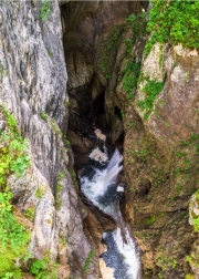 Skocjan national park in Slovenia. There are many waterfalls, rocks, untouchable protected nature. There is the river which name is Reka. Reka in english is river. So this river name is river.