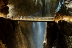 Inside of skocjan cave in Slovenia. Amazing double cave system. The first part is a dripstone cave. The an other part is a karst cave it has river on bottom  which name is Reka.