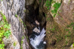 Skocjan national park in Slovenia. There are many waterfalls, rocks, untouchable protected nature. There is the river which name is Reka. Reka in english is river. So this river name is river.