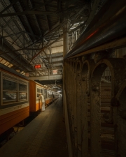 09.01.25. Sri Lanka, Colombo.  Fort railway station. Old rusty trains,