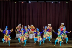 14.01.2025. Kandy, Sri Lanka. Traditional Kandyan dancers perform a cultural drum and dance routine in Kandy, Sri Lanka, wearing vibrant costumes that reflect the island’s rich heritage