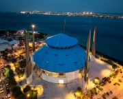 King Salman Mosque in Male, Maldives, is a prominent Islamic landmark, showcasing beautiful architecture and serving as a central place for worship, reflecting the island’s cultural and religious heritage.