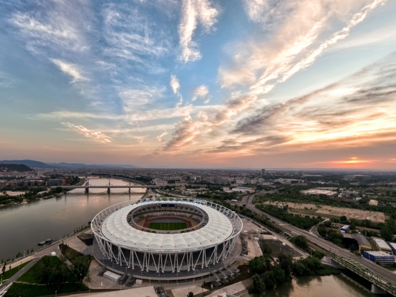 National Athletics Centre in Budapest, Hungary.