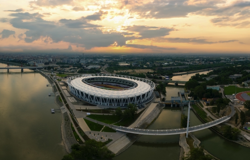 National Athletics Centre in Budapest, Hungary.
