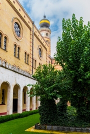 Budapest, Hungary. Garden of the Dohany street Synagogue. Lot of jewish peopleburied here in time of  the II world war. Here is the famous jewis meorial tree too.