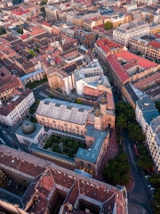 Jewish Synagogue in Budapest downtown
