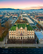 City center of Ujpest, Budapest IV. District