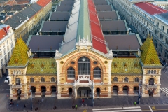 Europe Hungary Budapest great market. 1st great market. 1sz vasarcsarnok. fovam square