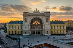 Eastern railway station in Budapest. One of the big junctions of Budapest. International and domestic trains does arrival and departure from here.