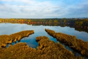 Derito lake in tata city Hungary. This is an unique view fishing lake amazing lights all day. fantastic nature area.