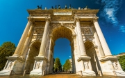 Europe, Italy, Milan, City gate of Milan, Historical Monument building